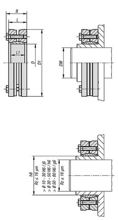 Tarcza Zaciskowa stal nierdzewna (23380-01-55100) - Norelem