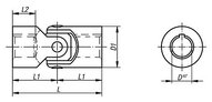 Przegub pojedyńczy stal hartowane (23403-10048) - Norelem