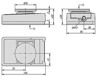 Klin niwelacyjny wolnostojący aluminium (27710-25-145095059) - Norelem