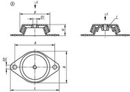Stopka Antywibracyjna 683 stal (27760-078060) - Norelem
