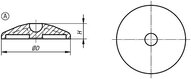 Talerzyk termoplast czarny (27800-1040) - Norelem