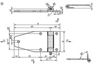 Zawias przykrecany stal ocynkowany (27876-05-063011619321) - Norelem