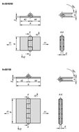 Zawias przyspawania stal (27888-02-00400400403) - Norelem