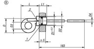 Bagnet z odpowietrzeniem termoplast (28060-23218) - Norelem