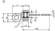 Bagnet bez odpowietrzenia termoplast (28060-33012) - Norelem