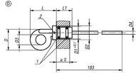 Bagnet z odpowietrzeniem termoplast (28060-43318) - Norelem
