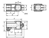 Złączka Zaciskowa zlaczka t termoplast (29006-1818) - Norelem