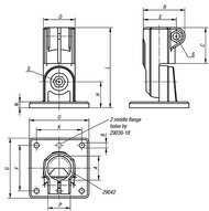 Złączka Zaciskowa do stopki termoplast (29036-18) - Norelem