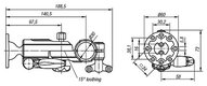 Uchwyt Monitora z przegubem kulowym termoplast (29180-3002) - Norelem