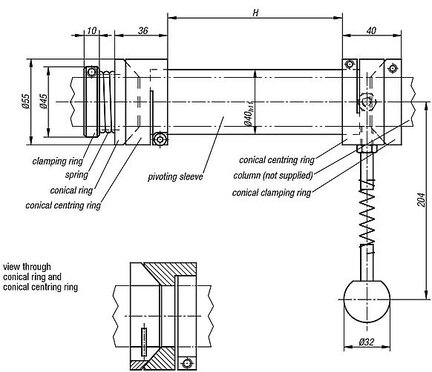 System Obrotowy stal (33115-200) - Norelem