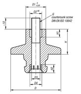 5-Osiowy Adapter Redukcyjny UNILOCK stal do nawęglania (42218-251081) - Norelem