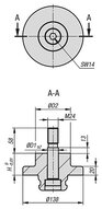 5-Osiowy Adapter Redukcyjny UNILOCK stal do nawęglania (42220-20-0501241080) - Norelem