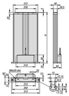 Kolumna podnoszona aluminium (85300-355) - Norelem