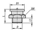 Smarowniczka prosty stal ocynkowany (97944-11018) - Norelem