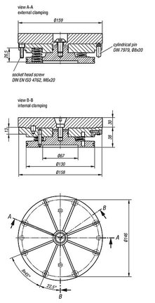 Mechanizm Zaciskowy stal (03177-216030) - Norelem