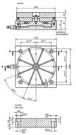 Mechanizm Zaciskowy do płyt z siatką otworów stal (03178-21603050) - Norelem