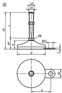 Stopka stal (27790-2108012X50) - Norelem