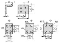 Adapter Kątowy stal (05880-01-04) - Norelem