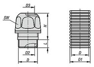 Wąż hygienic design poliamid (80800-1250) - Norelem