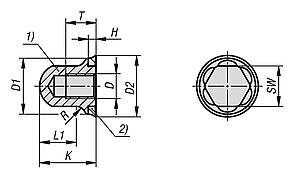 Nakrętka hygienic design stal nierdzewna A4 polerowany (07280-11-1110) - Norelem
