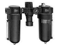 Zestaw filtr-regulator-mikrosmarownica mgły olejowej, porty 1” PTF, automatyczne opróżnianie (P8A-860-A3DA) - Norgren