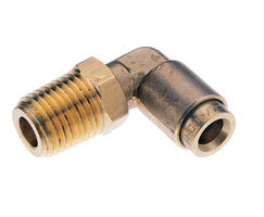 Złącze wciskane do pojazdów Fleetfit, kolanko obrotowe męskie, 1/2", 3/8” NPT (95411421M) - Norgren