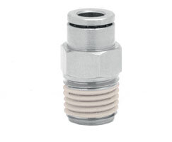 Złącze wciskane Pneufit 12, adapter, proste, 1/2", 1/2" NPTF (124250748) - Norgren