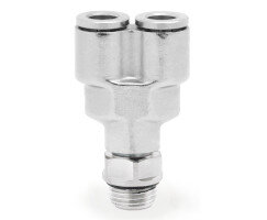Złącze wciskane Pneufit 10, adapter, obrotowa Y, 8 mm, G1/4 (102880828) - Norgren