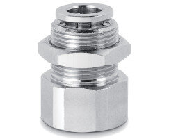 Złącze wciskane Pneufit 10, adapter, przegroda, 10 mm, G3/8 (102321038) - Norgren