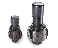 Regulator ciśnienia ogólnego przeznaczenia Excelon, 1/4 PTF, 0,3-4 bar, z manometrem (R72G-2AK-RFG) - Norgren