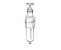 Filtr/regulator Excelon, G3/8, 0,7-17 bar, automatyczny spust, wkład filtrujący 40 µm, bez manometru (B73G-3GT-AD3-RSN) - Norgren