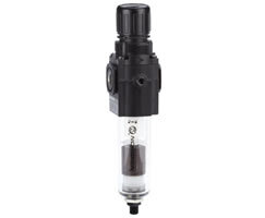 Filtr/regulator Excelon, 1/4 PTF, 0,3-10 bar, automatyczny spust, wkład filtrujący 40 µm, bez manometru (B72G-2AK-AL3-RMN) - Norgren