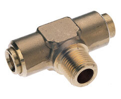 Złącze wciskane do pojazdów Fleetfit, rozgałęzienie, trójnik męski, 1/4", 3/8" NPT (95459019) - Norgren