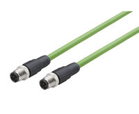 Przemysłowy kabel Ethernet, 4-pinowy, kodowany D, M12, M12, 5m (NC-124MS-1244SG5) - Norgren
