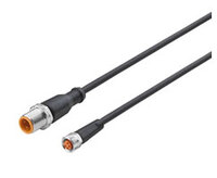 Kabel połączeniowy, 4-pinowy, kod A, M8, M12, 2 m (NC-084FS-124MS-2) - Norgren