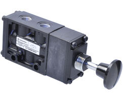 Zawór 3/2 NC uruchamiany przyciskiem/detentem z portem 3/8” NPT (K41EA00KC0KB3) - Norgren