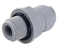 Złączka wciskana Pneufit D z acetalu, adapter, prosta męska, 1/4”, G1/8 (D22250418) - Norgren