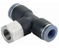 Złączka wtykowa Pneufit C, adapter, trójnik obrotowy żeński, 5/32", 1/8” NPT (C246C0218) - Norgren