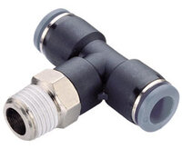 Złączka wtykowa Pneufit C, adapter, trójnik obrotowy męski, 1/4", 1/4” NPT (C24670428) - Norgren