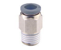Złączka wtykowa Pneufit C, adapter, prosta, zewnętrzny/wewnętrzny sześciokąt, 5/32", 1/4” NPT (C24250228) - Norgren