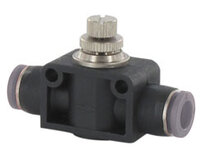 Złączka wtykowa Pneufit C, regulacja przepływu w linii, 3/8” (C20GE0600) - Norgren