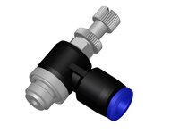 Zawór dławiąco-zwrotny wtykowy WEVD-M5-4 (0213466) - Piab