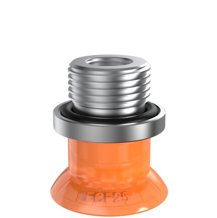 Przyssawka płaska wklęsła FCF25P, PU55°/60°, G3/8" wew., (FCF25P.4R.G71W) (0206909) - Piab