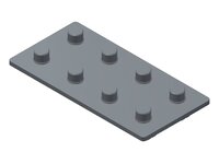 Łącznik krzyżowy prosty do profilu EVG 25/100 X (E10551660) (0214203) - Piab