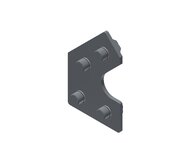 Płyta przyłączeniowa 45° EVW 45 X (E10553400) (0214222) - Piab