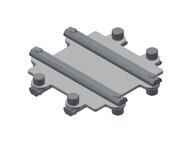 Zacisk krzyżowy KPL 40-40 JX (E10544110) (0214506) - Piab