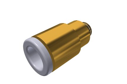 Złączka prosta wtykowa okrągła S06-M5-10 (E18601503), 10 szt. (0214605) - Piab