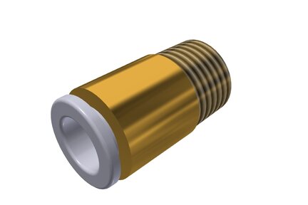 Złączka prosta wtykowa okrągła S08-02S-10 (E18601501), 10 szt. (0214607) - Piab