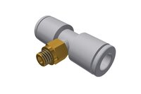 Trójnik wtykowy T z gwintem zewnętrznym T06-M5-10 (E18601490), 10 szt. (0214694) - Piab