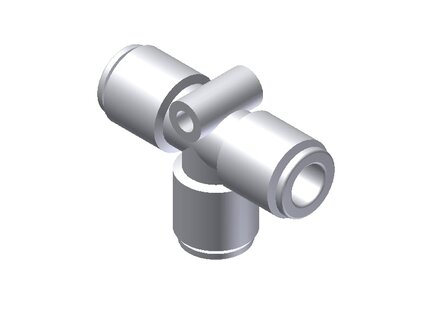 Trójnik wtykowy T T04-00-10 (E18601498),  10.szt., (0214686) - Piab